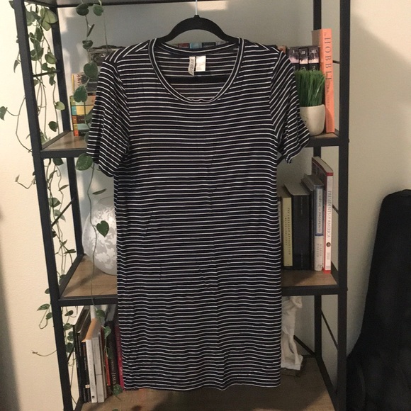 Striped T-Shirt Dress - Picture 1 of 5